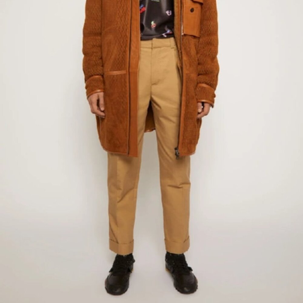 Acne Camel Tan Chinos